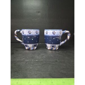 Chanukah Lights Coffee Mugs Tea Cups by Cardinal, Inc.  See Of 2 Spindel Menorah